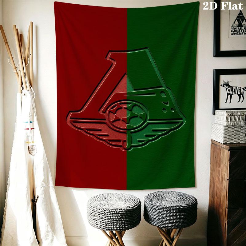 Lokomotiv Moscow Glory Wall Hanging Printed Fabric Blanket Decorative Tapestries for Bedroom Living Room Home Decor
