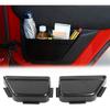 Rear Door Net Pocket Storage Box Organizer for 2011-2018 Jeep Wrangler JKU 4Door