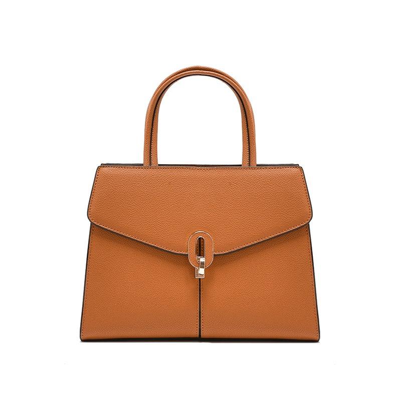 Handbag Leather shoulder bag New women s commuter bag Large capacity messenger bag Envelope bag