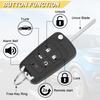 Key Fob for 14-19 Buick Encore/ 11-17 Regal/ 12-17 Verano/ 10-19 Chevy Equinox Camaro/ 11-16 Cruze Malibu/ 14-19 Impala/ 12-17 Sonic Keyless, 2Pcs