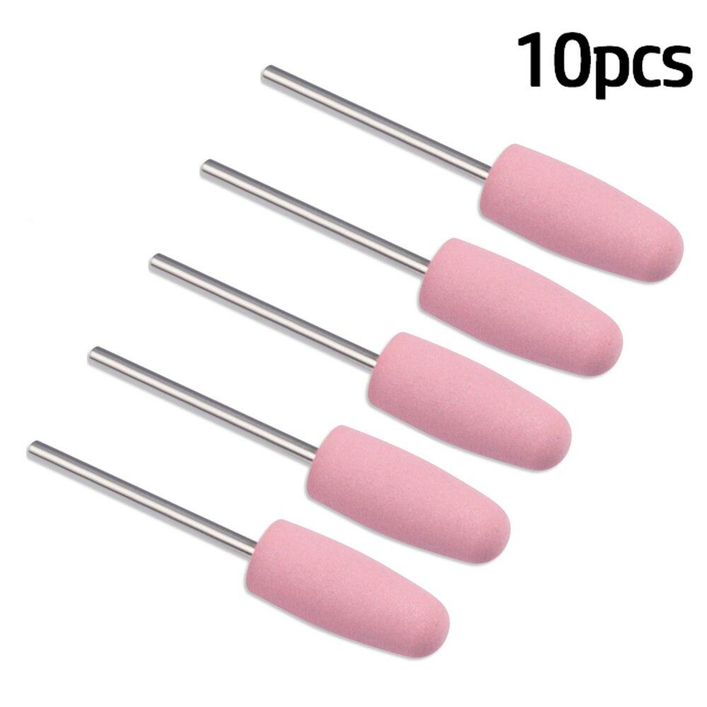 Cutter For Manicure Rubber  BuSilicone Ceramic Millingrr Nail Art Cutter Polishing Buffer Files Electric Machine Drill Bit
