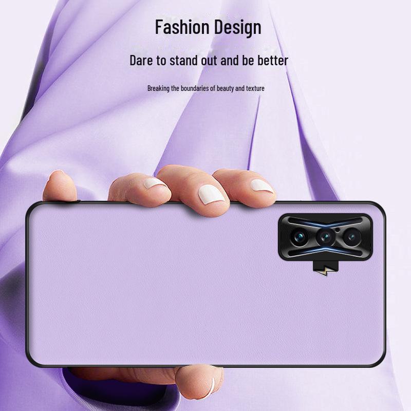 Redmi K50 Gaming Liquid Leather Protective Phone Case - Anti-Fall Cover, Single Piece Shipping