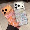 Applicable To Apple 17promax Mobile Phone Case Iphone16 Epoxy Cartoon Button Doll 15pro New X Creativity