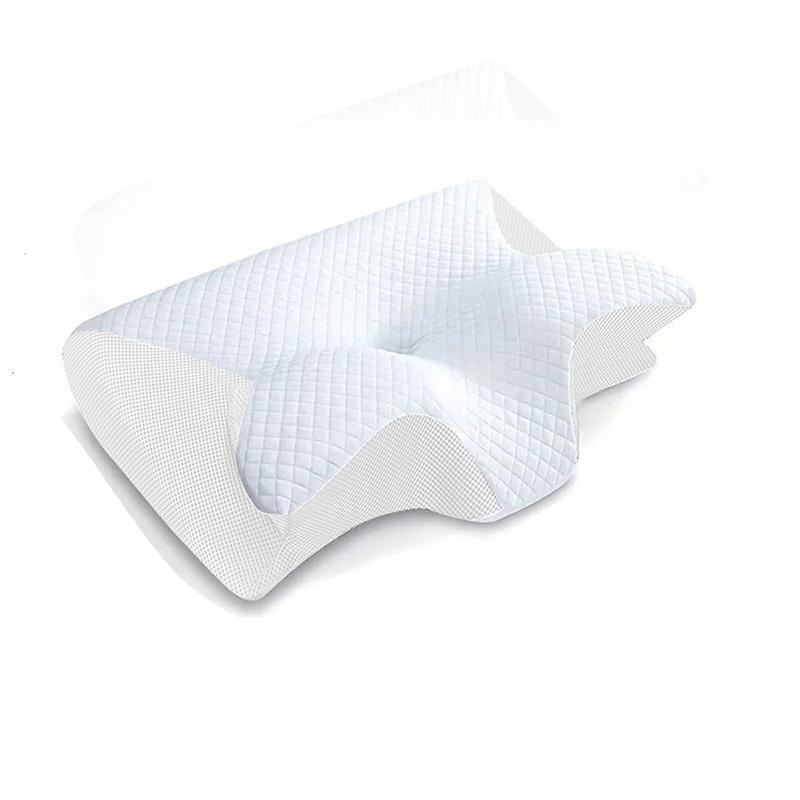Memory Foam Pillows Butterfly Shape Orthopedic Relaxing Cervical Pillow Slow Rebound Bed Pillow for Adults Neck Support Gifts