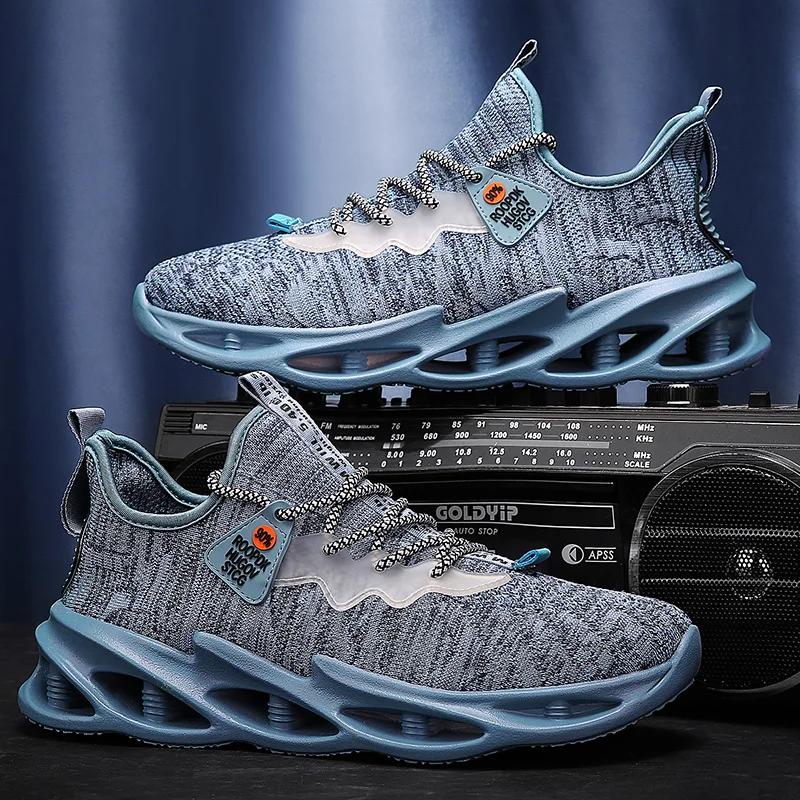 Male Sneakers Men Thin Tide Shoes Hollow Breathable Men Tide Brand 2024 NEW Summer Sneakers Running Net Shoes Youth Blade Shoes