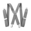 4 Clip-On Adult Suspenders for Shirt Men Woman Suspender Support for Jeans