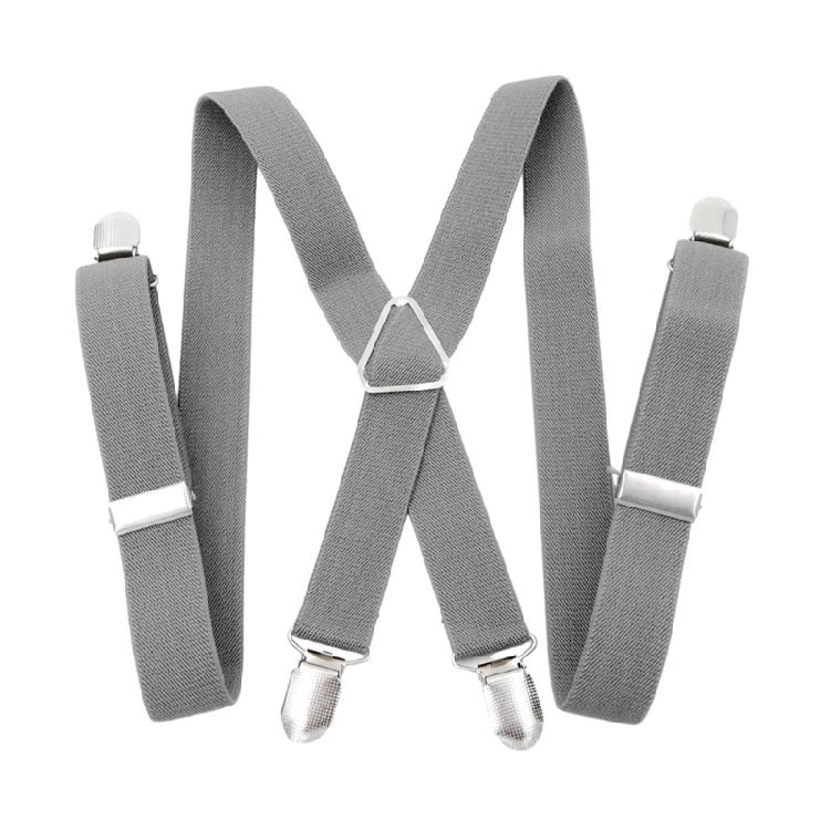4 Clip-On Adult Suspenders for Shirt Men Woman Suspender Support for Jeans