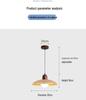 Japanese Retro Wabi-Sabi Pendant Light - Solid Wood Bedroom or Bar Counter Lamp