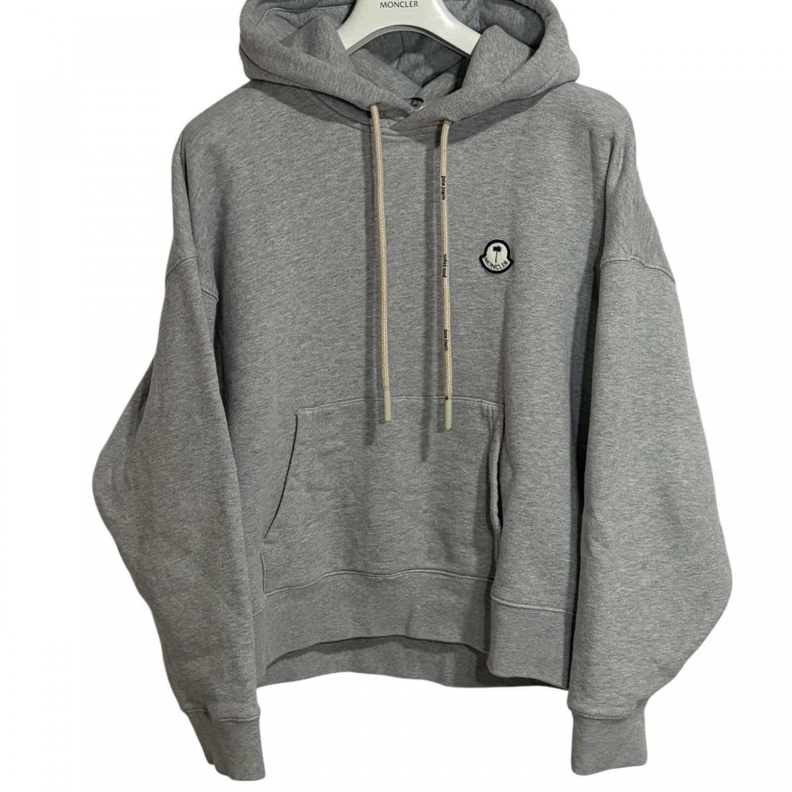 

Вжитий MONCLER MONCLERxPalmAngels Худі чоловічий L сірий колір