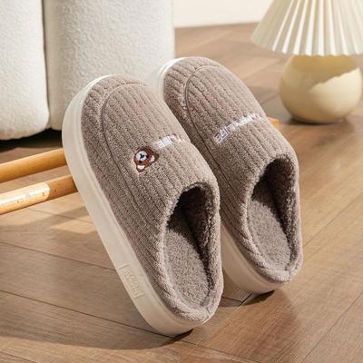 "Cotton Slippers for Men & Women, Non-Slip, Warm Indoor Shoes for Spring, Autumn, Winter"
