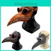 Unique Plague Doctor Mask With Long Bird Beak Design For Gothic Steampunk Halloween Parties