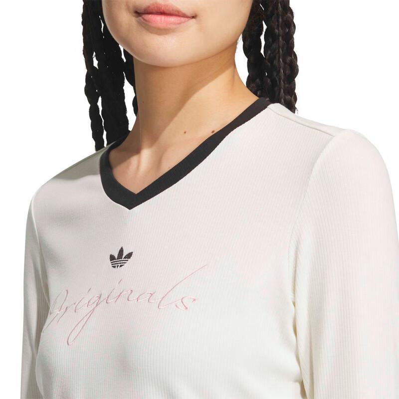 Adidas Women's V-Neck Flared Sleeve Top KS2382