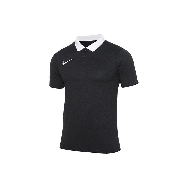 Nike Polo Shirts Men's Black Polo Collar Moderate Straight Fit CW6933-010