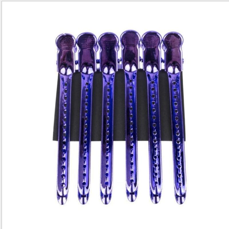 12pcs Salon Professional Hair Clips  Alligator Hair Clips Duckbill Sectioning Clamps Styling Wave Tool for Barber Hair Accessory