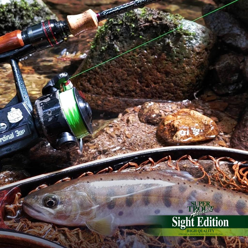 VARIVAS Nylon Line Varivas Super Trout Advance Sight Edition 100m 1 4lb Lightning Green No.