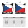 Czech Republic Coat of Arms Pillow Cover Merchandise Printed Cushion Cover Decorations  Throw Pillow Case Cover Home Multi-Size