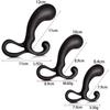 Three-Piece Silicone Anal Plug Set for Male G-Spot Massage