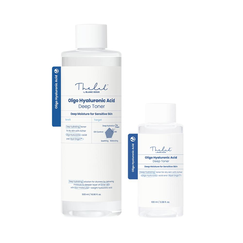 THE LAB by blanc doux Oligo Hyaluronic Acid Deep Toner 500ml (+100ml)