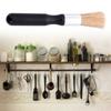 Ergonomic Cleaning Brush With Wooden Grip Heavy Duty Bristles Scrubber Practical Kitchen Tool Stubborn Stain