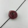 Stylish Rose Blossom Necklace Simulation Flower Neckchain Women Girls Collarbone Chain Eye Catching Choker Accessory
