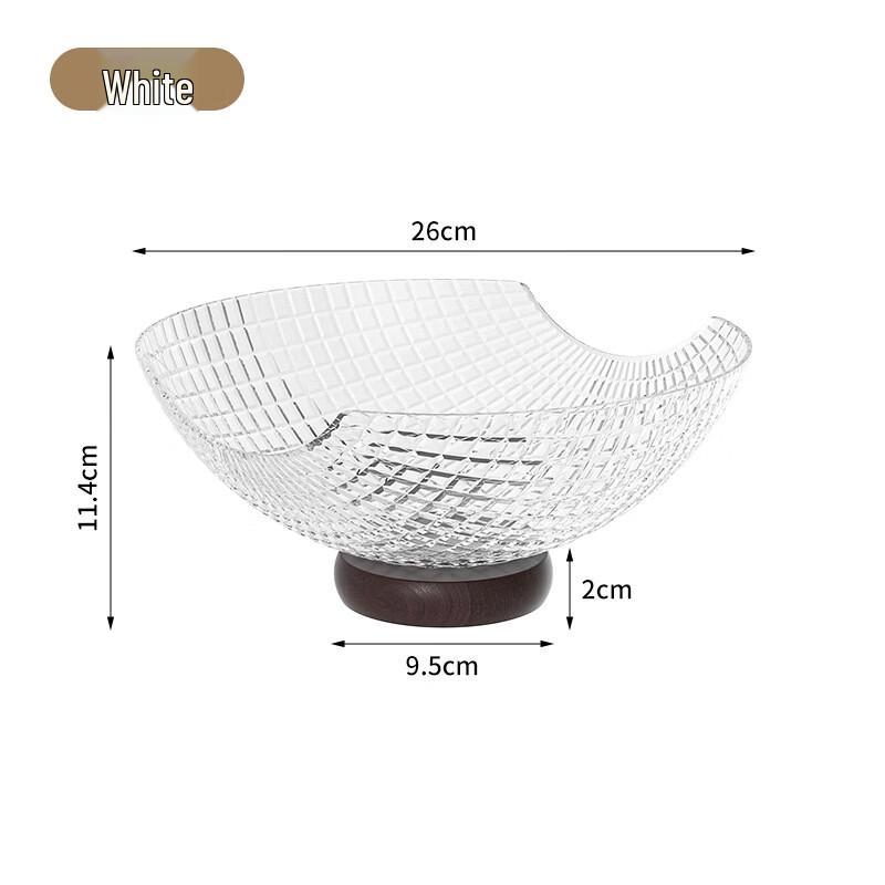 

ZISIZ Transparent Plastic Fruit Plate Set