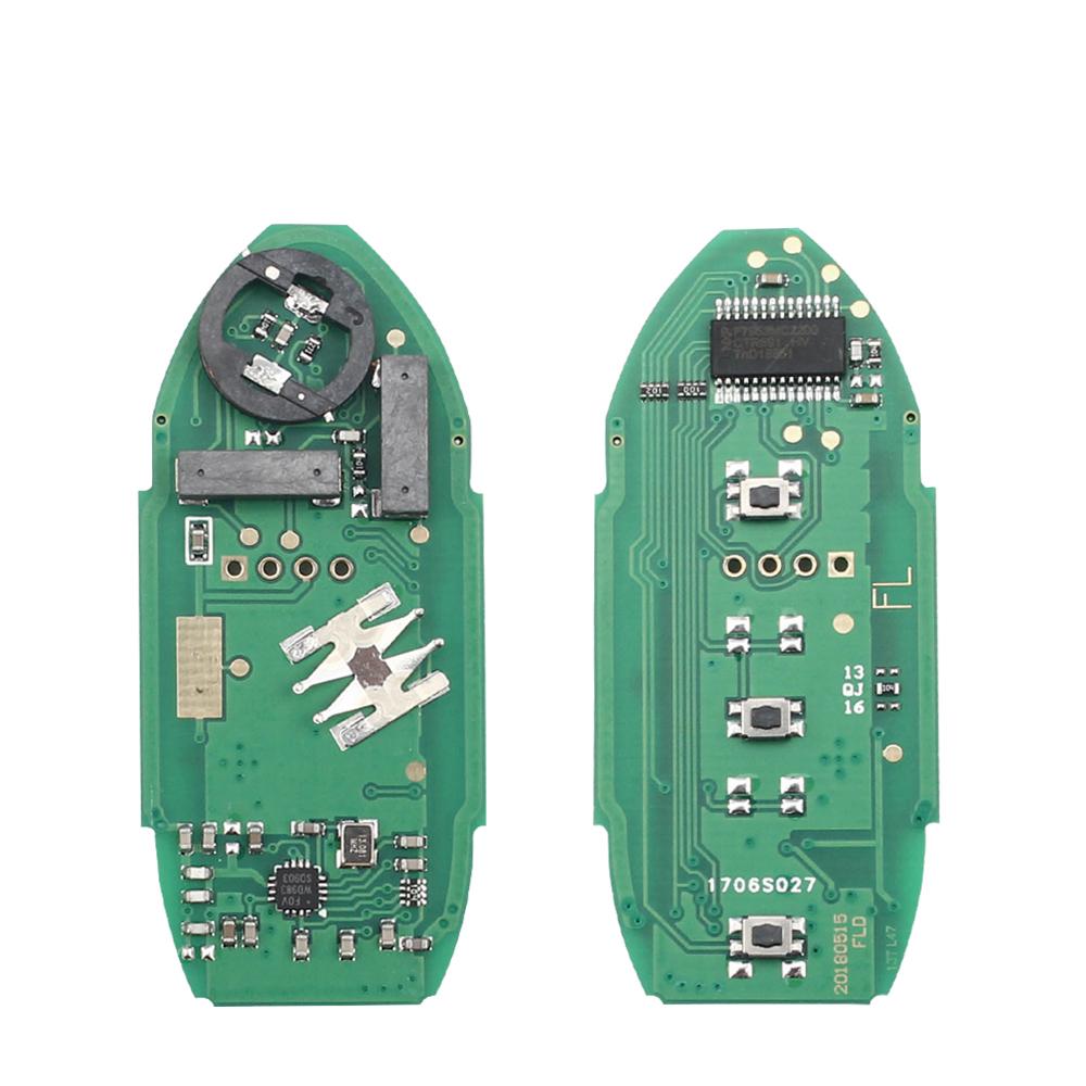 KEYYOU Voor Nissan Juke Qashqai X-Trail TIIDA SYLPHY J10 J11 2012-2020 Auto Keyless Go Slimme Afstandsbediening Sleutel 433Mhz 4A Chip 2 Knoppen