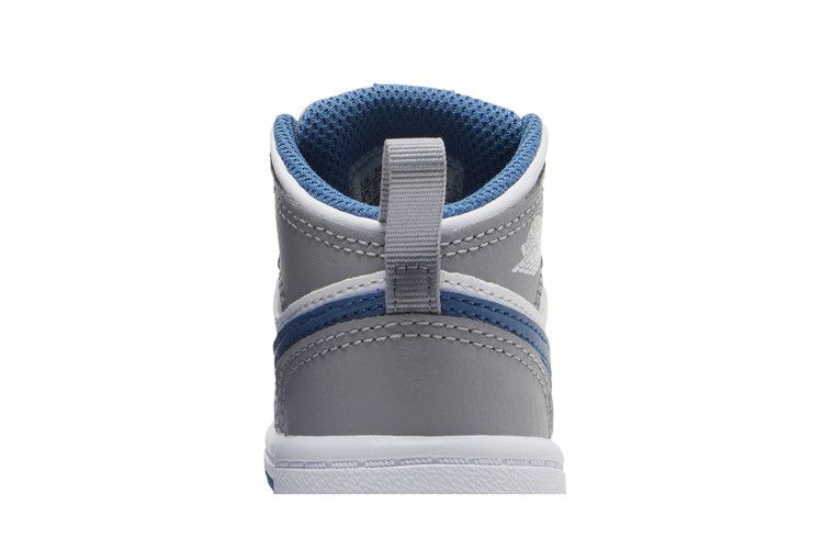 Kids' Sneakers Nike Jordan 1 Mid True Blue Cement (TD) Cement Grey/White/True Blue