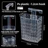 Adjustable Height Aquarium Plant Holder Transparent Extendable Hook Aquaponic Cultivation Holder Suction Cup