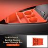 For BYD Tang L Silicone Storage Box  Center Console Under Layer Modification Special Car Interior Accessories Organizer