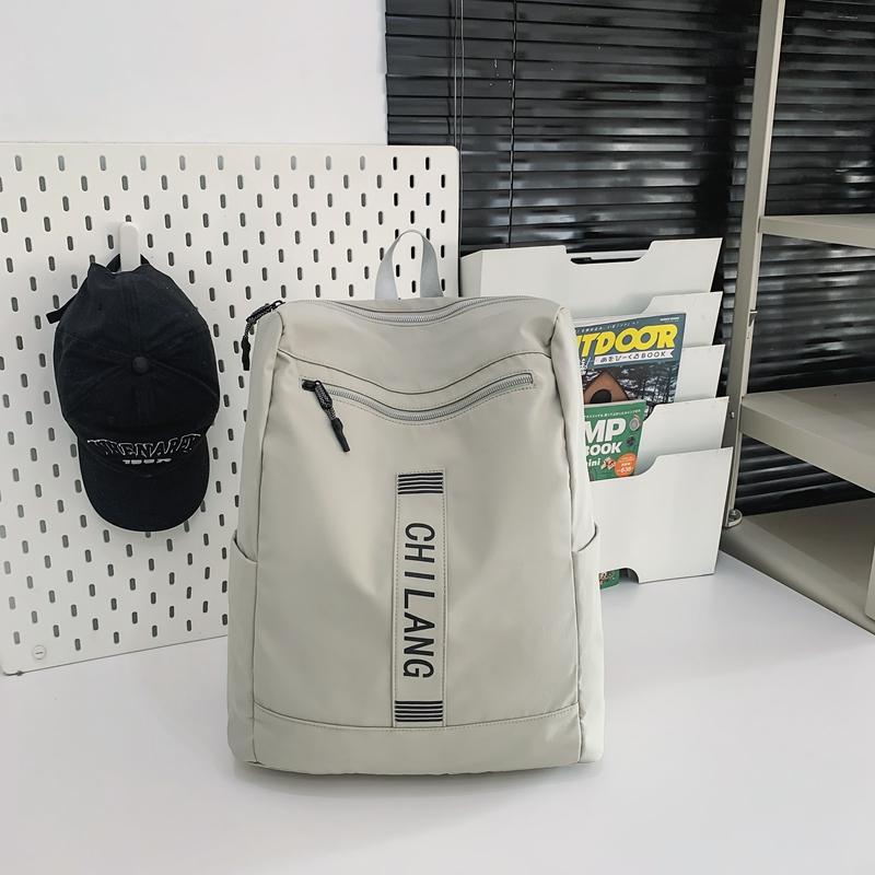 Men Large Capacity Backpack Middle School Student Schoolbag Women Outdoor Lightweight Travel Backpack