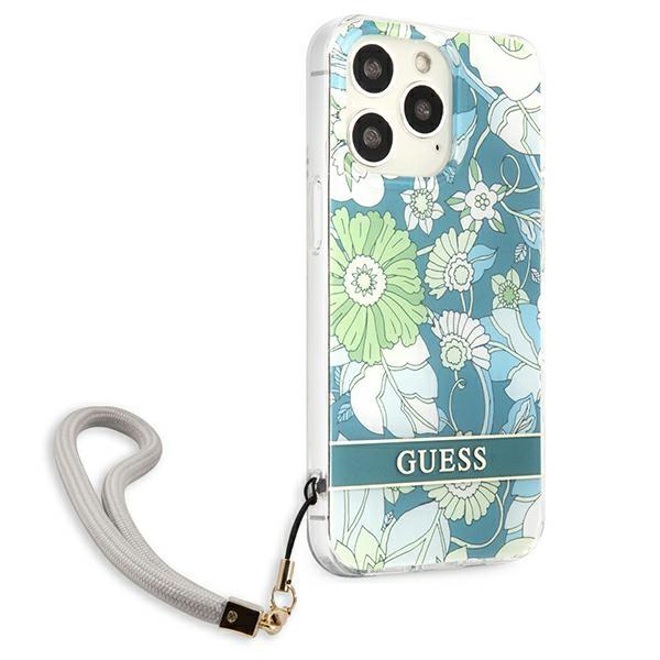 Guess Guhcp13Xhflsn Iphone 13 Pro Max6,7 Zielony/Green Hardcase Flower Strap