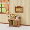 Sylvanian Families Furniture Stand ST Mark Certified Toy Dollhouse for Ages 3 and Sylvanian Families by Epoch [Telephone Set] Ka-501 Up,