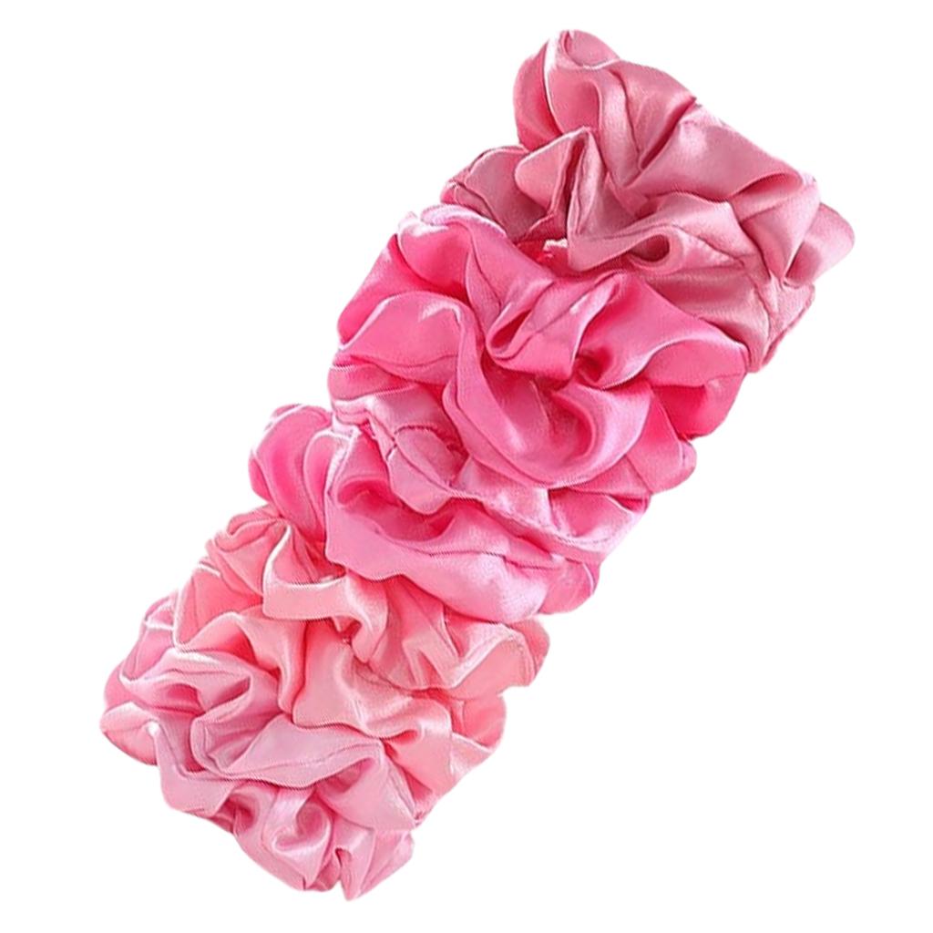 25/10//6 Stück Satin Scrunchies Mädchen Elastisches Haarband Pferdeschwanzhalter Haargummis Mode Damen Accessoires Uni Scrunchy