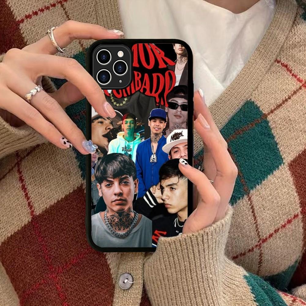 Rap N-Natanael C-Cano Phone Case Silicone PC+TPU For For IPhone 11 12 13 14 15 16 Plus Pro Max Cover