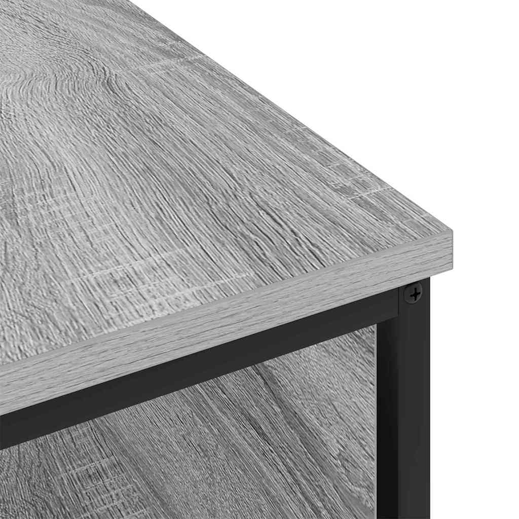 Nightstand Grey Sonoma 41 x 28 x 76 cm Engineered Wood