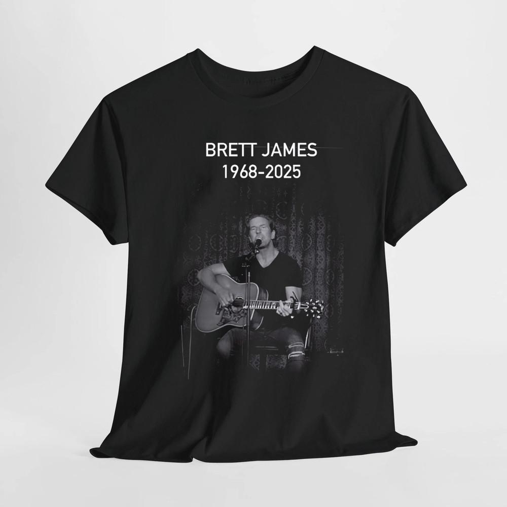 

Brett James The Music T Shirt S-5XL Black Cotton men Unisex T-Shirt M