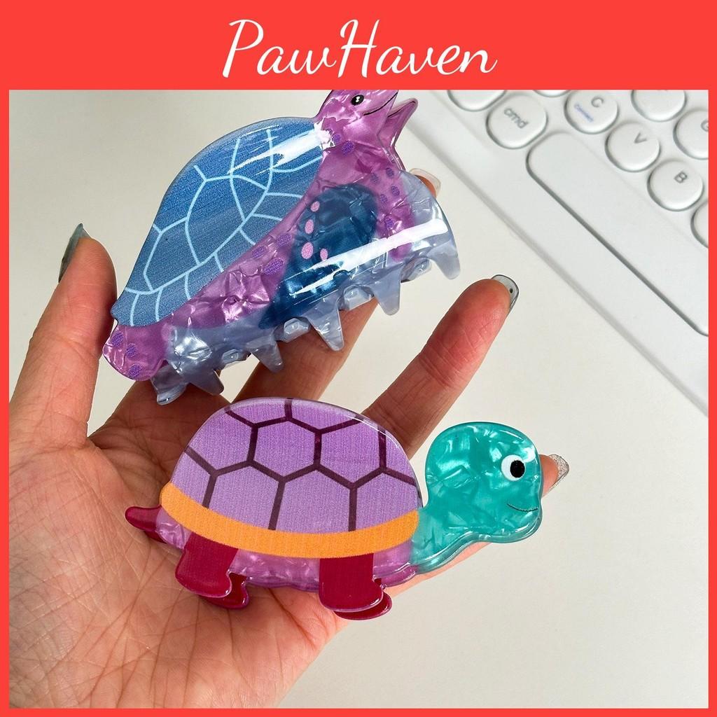 Fashionable Turtle Acrylic Hair Claw Clip Colorful And Functional Accessory For Women