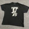 2Pac T-Shirt Herren Größe XXL Schwarz Grafik Hip Hop Rap T-Shirt Kurzarm Baumwolle