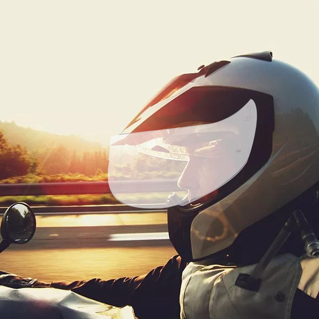 Helmet Lens Shock Resistance Anti Fog UV Protection Windproof High Definition for Motorbike
