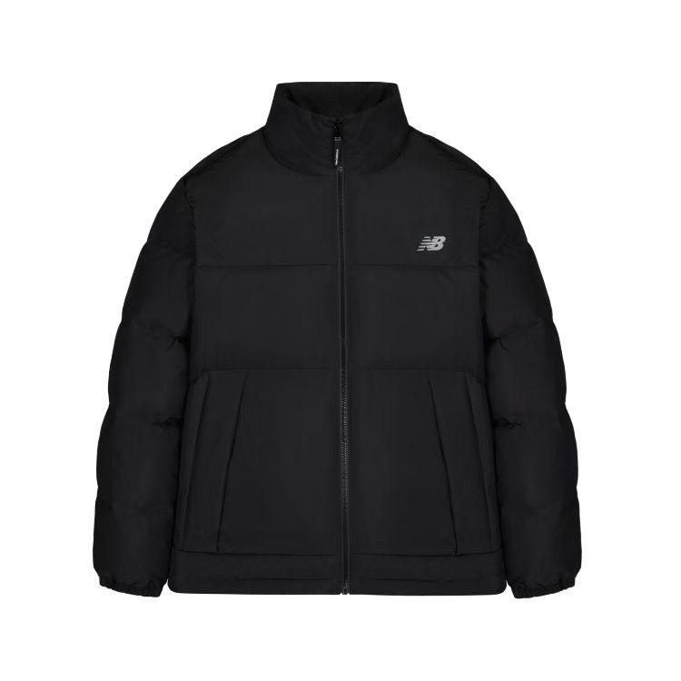 New Balance Down Jackets Unisex Black Stand Collar Thin AMJ53362-BK S