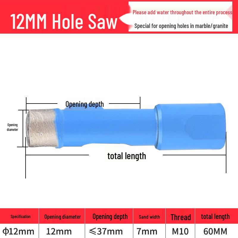 Angle Grinder Drill Bit for Marble, Glass, Tile & Granite