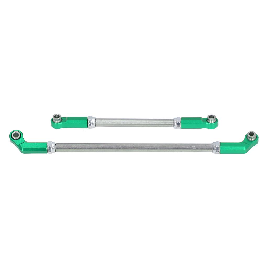 Aluminum Alloy 90mm RC Servo Linkage Steering Link Rod 7.5mm   Head Holder Tie Rod End Upgrade Kit for SCX10 III 1Celsius10 RC Crawler Car