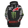 Trendy hot-selling off-road motorcycle fleece thermal jacket outdoor cycling clothing locomotive clothing racing clothing casual sweater