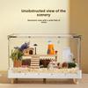 70cm Transparent Acrylic Hamster Cage Large Habitat for Syrian Hamsters Spacious Hedgehog Enclosure Clear Modular Rodent Home