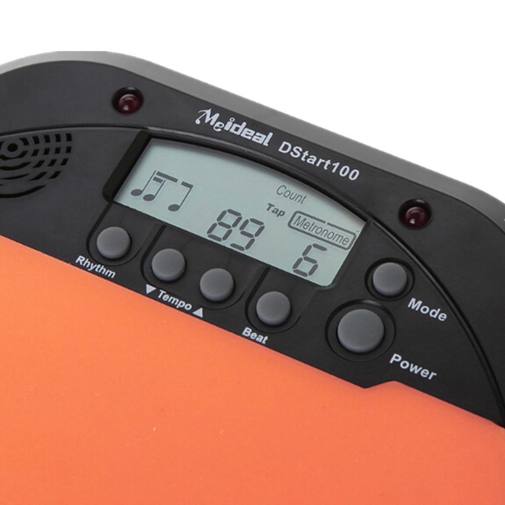 Lett digital elektrisk elektronisk trommepute med LCD-skjerm for treningsmetronom
