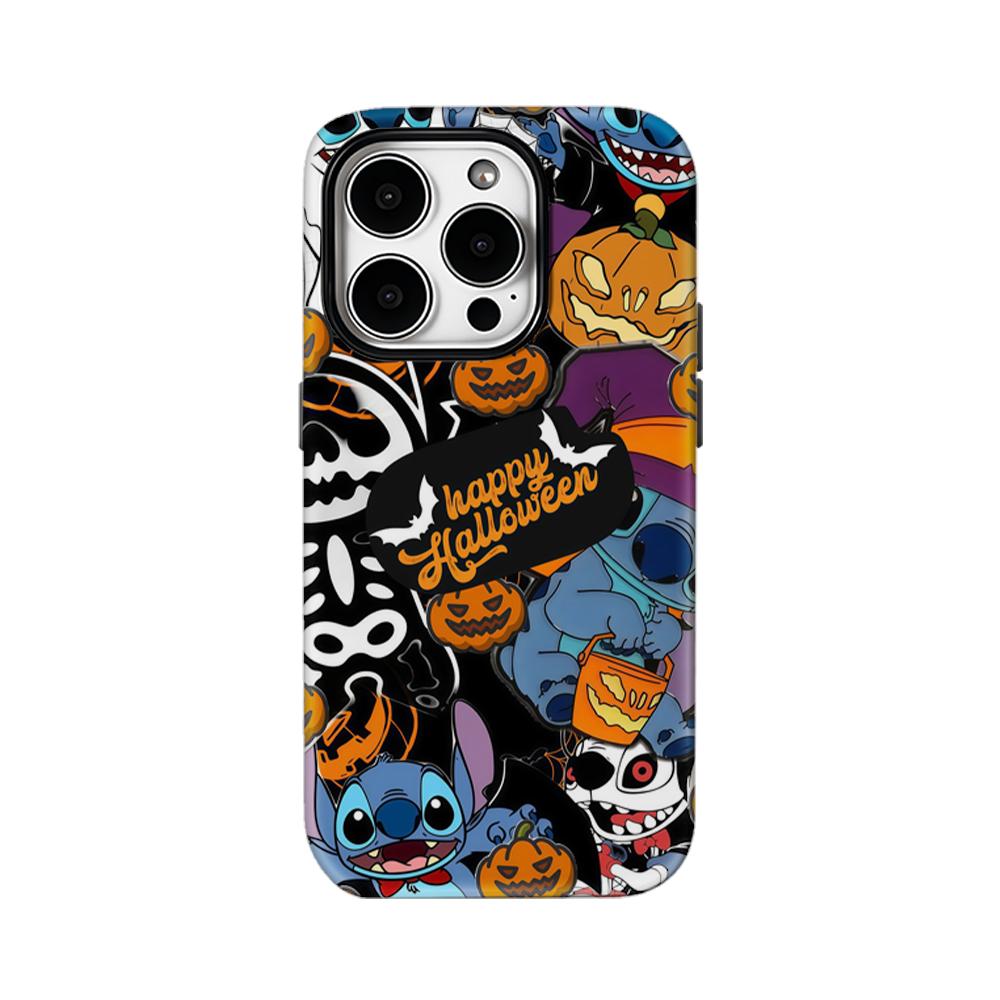 

Stitch Halloween Phone Case for IPhone 16 15 14 13 12 11 X XS XR XSMAX 7 8 Pro Max Plus Double-layer Back Cover IPHONEXSMAX