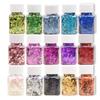 15 Colors Holographic Chunky Glitter 30G/Jar Laser Flakes Nail Glitter For Jewelry Making DIY Sewing Resin Art Craft Sequins