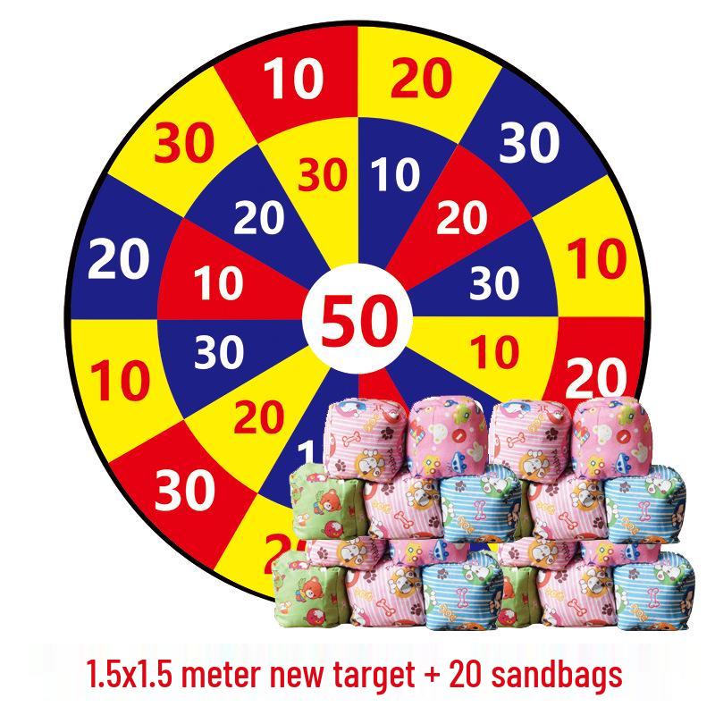 Sandbag Toss Target: Fun Outdoor Game for Kindergarten Team Building