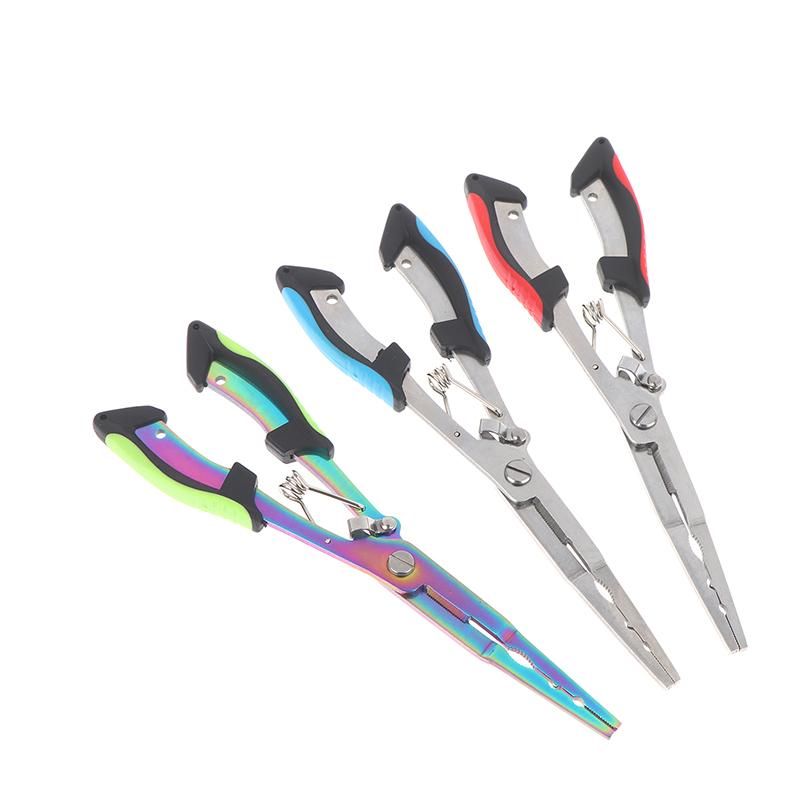 Multi-Functional Fish Pliers Ergonomics Anti-Slip Cut Fishing Line Fishing Tied Hooks Pliers Outdoor Tools Line Cutter