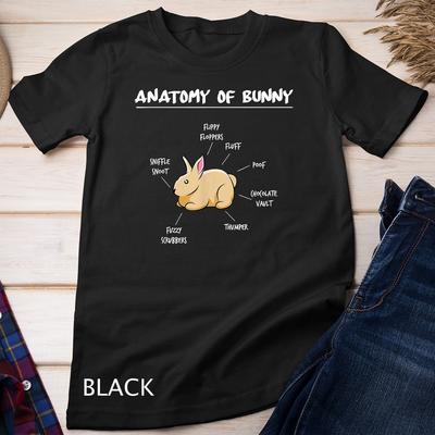 Anatomie eines Häschens Geschenke für Häschenliebhaber Lustige Kaninchengeschenke Unisex-T-Shirt